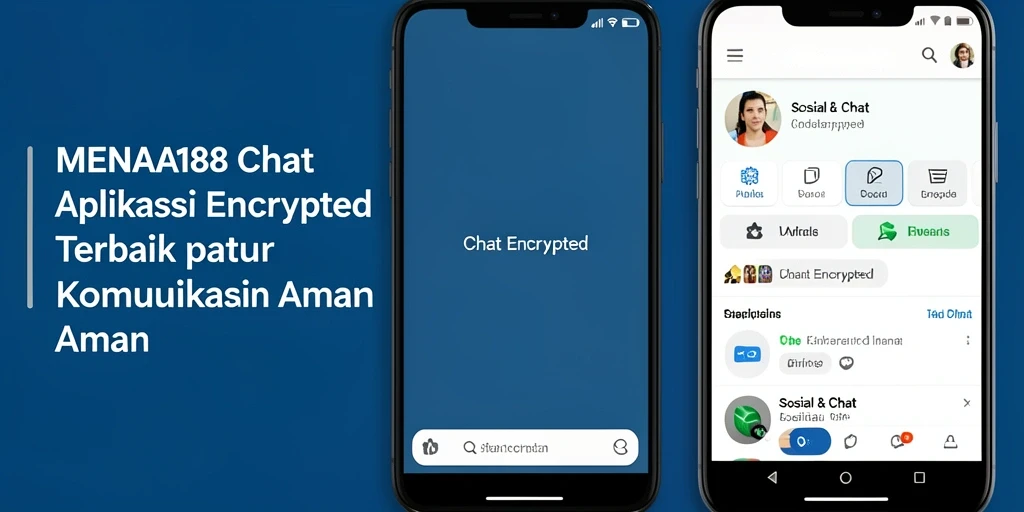 Tampilan aplikasi MENARA188 dengan fitur Chat Encrypted yang aman dan intuitif.