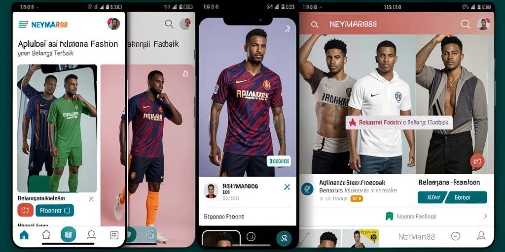 Tampilan antarmuka aplikasi NEYMAR88 yang menarik dan user-friendly.